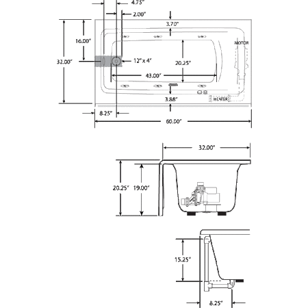 Bathtub Dimensions