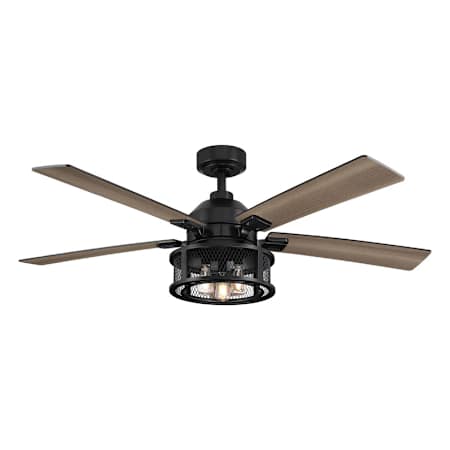James Allan BreezeLite 52" 5 Blade Indoor Ceiling Fan Black