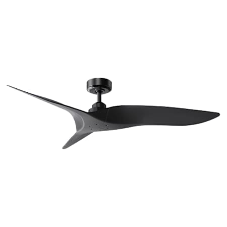 James Allan 52" 3 Blade Indoor Ceiling Fan Black