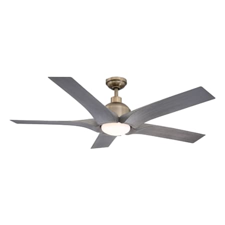 James Allan 56" 5 Blade Indoor LED Ceiling Fan with Glass Shade Bronze