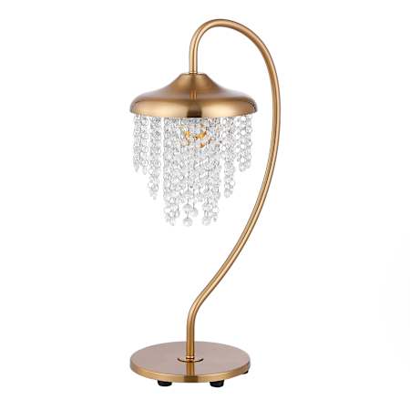 James Allan Lusteria 21" Tall Gooseneck Table Lamp Gold