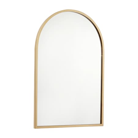 James Allan Mila 20"W x 30"H Arched Beveled Metal Framed Accent Mirror Gold