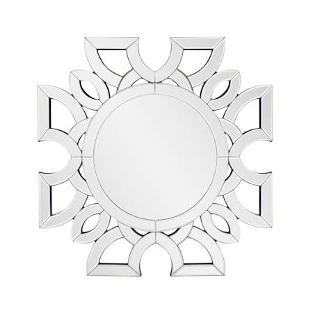 James Allan 19-3/4" x 19-3/4" Beveled Frameless Accent Mirror N/A