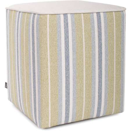 James Allan Polarity Cube Ottoman Cover - Cover Only Moss