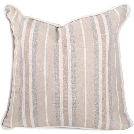 James Allan Polarity 24" x 24" Polyester and Rolefin Covered Polyester Filled Accent Pillow Sand