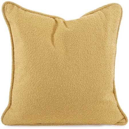 James Allan Subtlety 20" x 20" Polyester and Rolefin Covered Polyester Filled Accent Pillow Gold