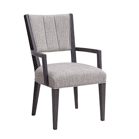 James Allan Quincy 36" Ash Accent Chair Molasses