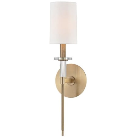 James Allan Acacia Single Light 19" Tall Wall Sconce Aged Brass