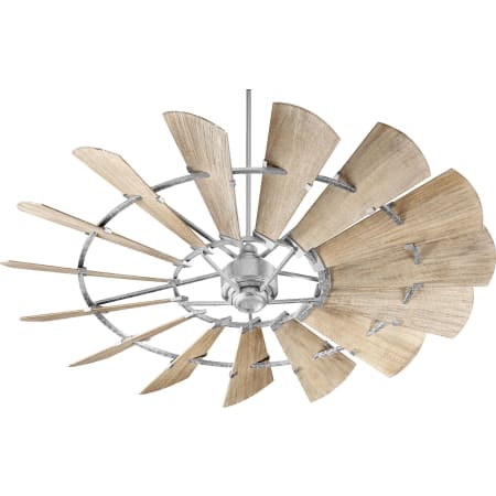 James Allan Windmolen 72" 15 Blade Indoor Ceiling Fan with Remote Control Galvanized