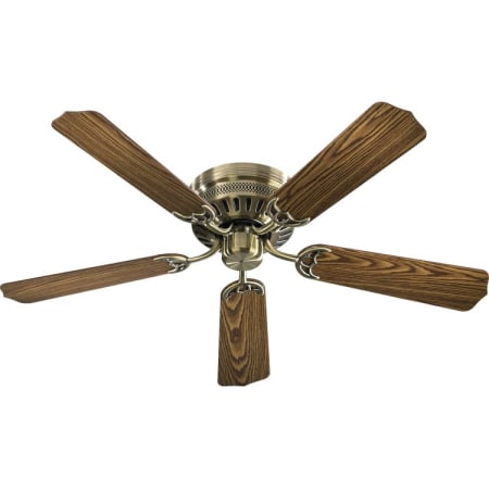 James Allan Indoor 52" Ceiling Fan from the Ashes Collection Antique Brass