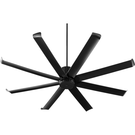 James Allan Sunburst 72" 8 Blade Indoor / Outdoor Ceiling Fan with Wall Control Noir