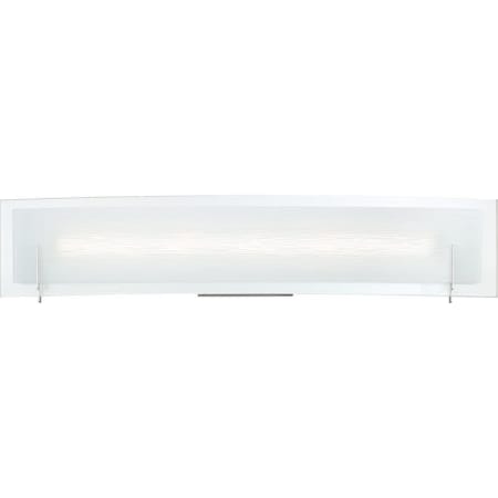 James Allan Curry Single Light 23-1/2" Wide Integrated LED Bath Bar with Glass Shades - ADA Compliant Polished Chrome