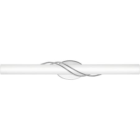 James Allan Crook 32" Wide ADA LED Bath Bar Polished Chrome