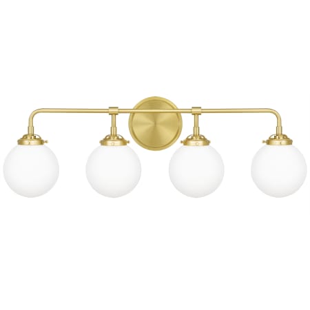 James Allan Centre 4 Light 32" Wide Bathroom Vanity Light Satin Brass