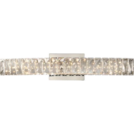 James Allan Curry 24" Wide Bathroom Vanity Lights with Clear Glass Polished Chrome
