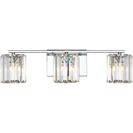 James Allan Curry 3 Light Bathroom Vanity Light Chrome