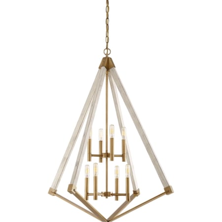 James Allan DeKalb 8 Light 30" Wide Chandelier Weathered Brass