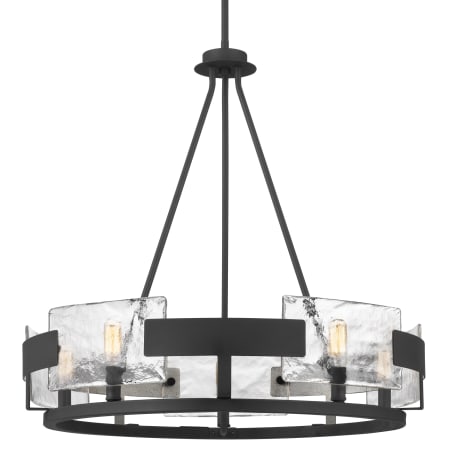 James Allan Bollinger 5 Light 26" Wide Ring Chandelier Royal Ebony