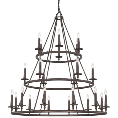 James Allan Chatham 24 Light 48" Wide Chandelier Malaga