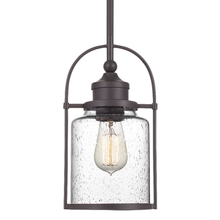 James Allan Nottoway Single Light 7" Wide Mini Pendant Western Bronze