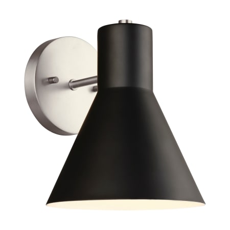 James Allan Woodridge Single Light 7" Wide Bathroom Sconce Brushed Nickel
