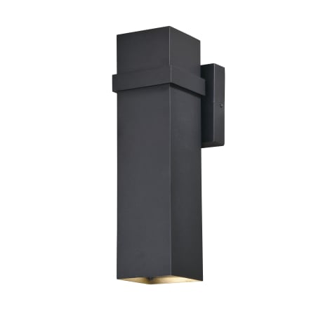 James Allan Jonah 2 Light 14" Tall LED Outdoor Wall Sconce Textured Black