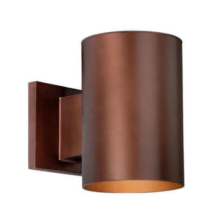 James Allan Bennett 7" Tall Outdoor Wall Sconce Bronze
