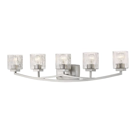James Allan Ellis 5 Light 40" Wide Vanity Light Brushed Nickel