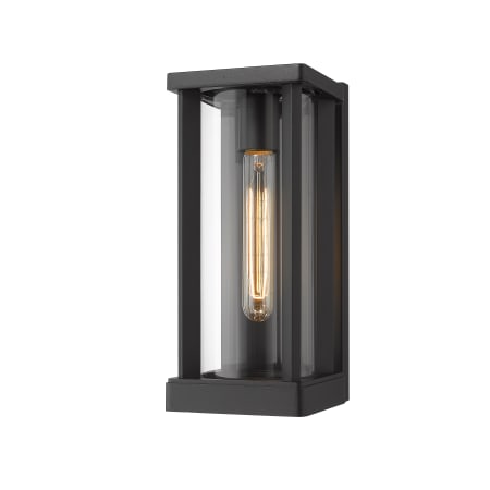 James Allan Warren 13" Tall Outdoor Wall Sconce Black