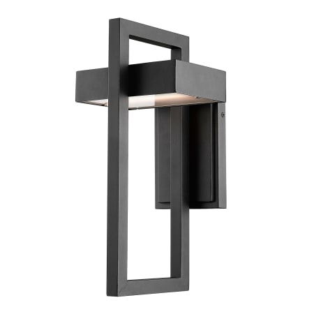 James Allan Roland 15" Tall LED Outdoor Wall Sconce Black