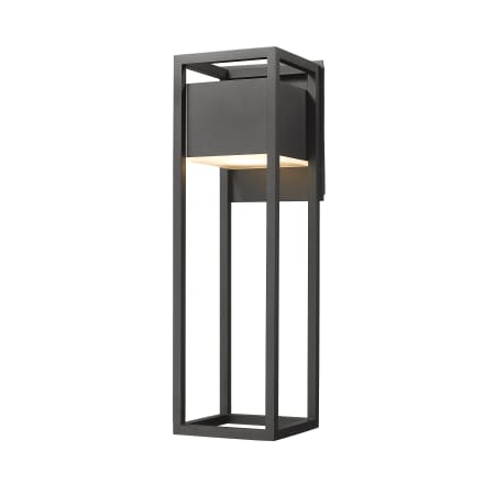 James Allan Morris 25" Tall LED Outdoor Wall Sconce Black
