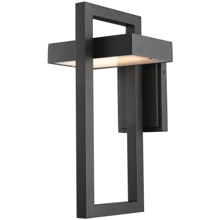 James Allan Roland 18" Tall LED Outdoor Wall Sconce Black