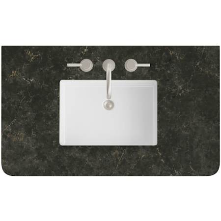 James Martin Vanities 36" Stone Composite Vanity Top with 1 Porcelain Sink and 3 Faucet Holes Phantome