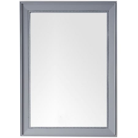 James Martin Vanities Bristol 29" W x 40" H Rectangular Wood Framed Bathroom Wall Mirror Silver Gray
