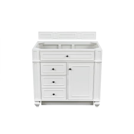 James Martin Vanities Bristol 36" Single Basin Hardwood Vanity Cabinet Only Bright White