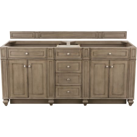 James Martin Vanities Bristol 72" Double Basin Hardwood Vanity Cabinet Only Whitewashed Walnut