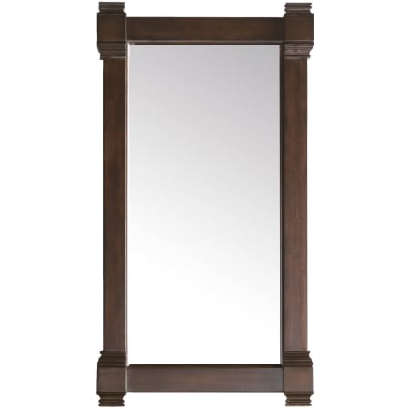 James Martin Vanities Brittany 21-5/8" W x 39-3/16" H Transitional Rectangular Wood Framed Bathroom Wall Mirror Burnished Mahogany