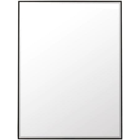 James Martin Vanities Rohe 30" W x 40" H Rectangular Stainless Steel Framed Bathroom Wall Mirror Matte Black