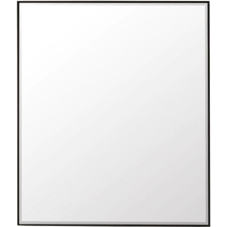 James Martin Vanities Rohe 36" W x 42" H Rectangular Stainless Steel Framed Bathroom Wall Mirror Matte Black