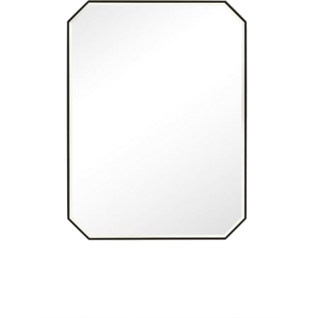 James Martin Vanities Rohe 30" W x 40" H Rectangular Stainless Steel Framed Bathroom Wall Mirror Matte Black