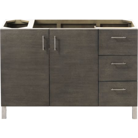 James Martin Vanities Metropolitan 48" Single Free Standing or Wall Mounted / Floating Wood Vanity Cabinet Only - Less Vanity Top Silver Oak