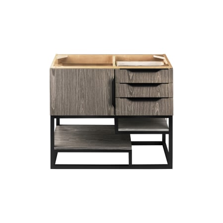 James Martin Vanities Columbia 36" Single Free Standing Vanity Cabinet - Less Vanity Top Ash Gray