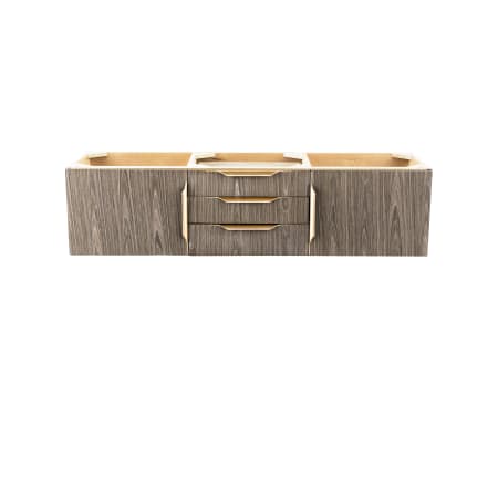 James Martin Vanities Columbia 59" Double Wall Mounted Vanity Cabinet - Less Vanity Top Ash Gray