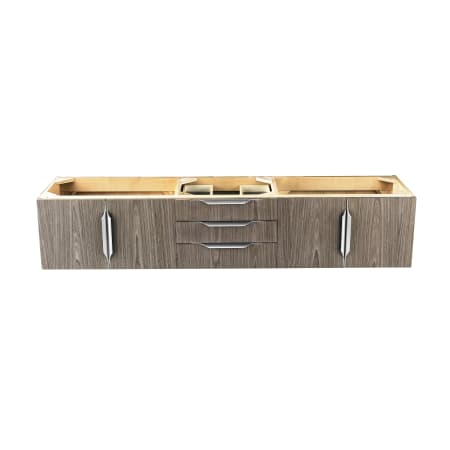 James Martin Vanities Columbia 72" Double Wall Mounted Vanity Cabinet - Less Vanity Top Ash Gray