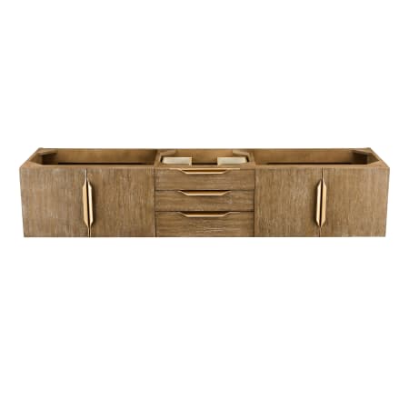 James Martin Vanities Columbia 72" Double Wall Mounted Vanity Cabinet - Less Vanity Top Latte Oak