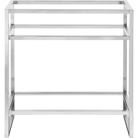 James Martin Vanities Boston 31-1/2" Stainless Steel Sink Console Base Brushed Nickel