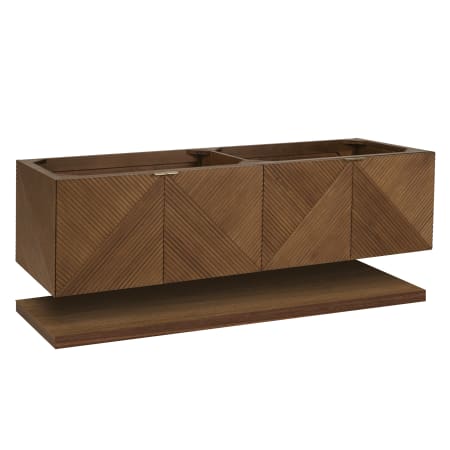 James Martin Vanities Marcello 72" Double Wall Mounted Vanity Cabinet - Less Vanity Top Chestnut