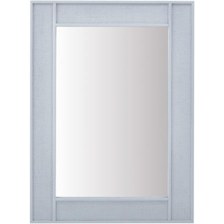 James Martin Vanities Solene 28"W x 38"H Rectangular Flat Framed Wall Mounted Bathroom Mirror Serenity Blue