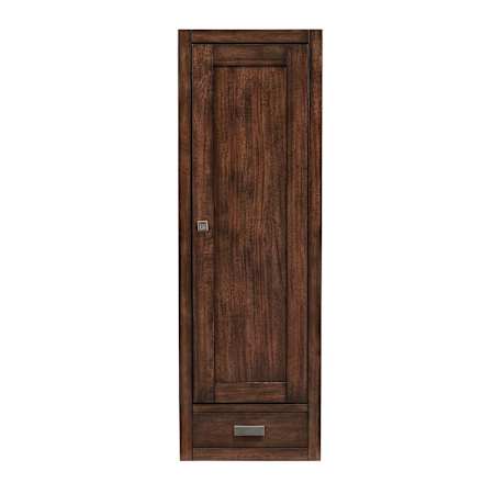 James Martin Vanities Addison 45" MDF Free Standing Linen Tower Mid Century Acacia