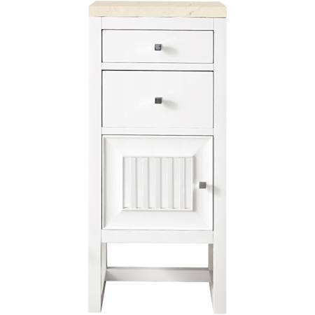 James Martin Vanities Athens 33-5/16" Wood Free Standing Bathroom Cabinet Glossy White